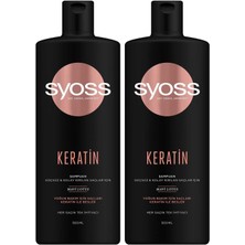 Syoss Keratin Mükemmelliği Şampuan 500 Ml 2'Li