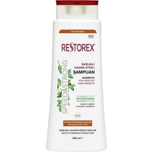 Restorex Kuru Ve Yıpranmış Saçlar Için Şampuan 500 Ml 4 Adet Restorex Kuru Yıpranmış 500