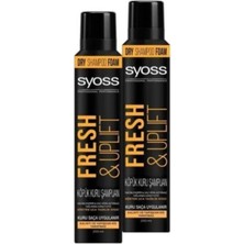 Schwarzkopf Syoss Fresh & Uplıft Köpük Kuru Şampuan X 2 Adet