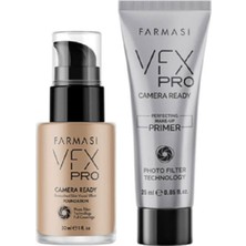 Farmasi Vfx Pro Camera Ready Set - Fondöten Vanilla 07 30 ml ve Makyaj Bazı 20 ml