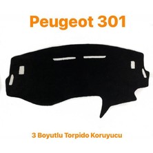 Lion Auto Peugeot 301 3boyutlu Deri Kapitone Torpido Örtüsü+Bagaj Organizer