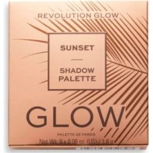 Revolution Glow Sunset Shadow Palette