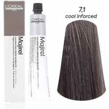 Loreal Professionnel Majirel Loreal Saç Boyası 7.1 Küllü Kumral Cool Inforced 50 Ml