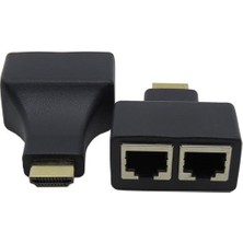 Keepro HDMI Extender Çevirici Cat 5e/6 Ethernet Kablo ile 30M Hdmı 1080P