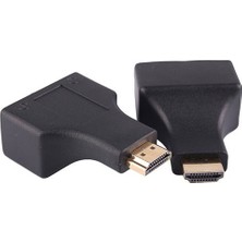 Keepro HDMI Extender Çevirici Cat 5e/6 Ethernet Kablo ile 30M Hdmı 1080P