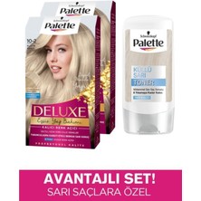 Palette 10-2 Platin Sarısı X 2 Adet + Küllü Sarı Palette Toner