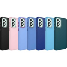 ZORE Galaxy A53 5g Kılıf Metal Çerçeve ve Buton Tasarımlı Silikon  Luna Kapak
