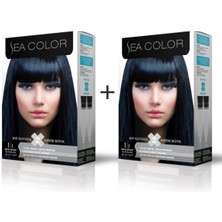 Sea Color 1.1 Mavi Siyah Boya 2'Li Set