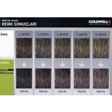 Goldwell Men Reshade 6 Ca Beyazlar Için Amonyaksız Köpük Boya 4x20 Ml