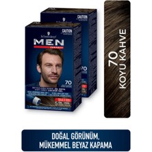 Men Perfect Saç Boyası 70 - Koyu Kahve X 2 Adet