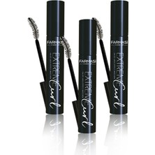 Farmasi Extreme Curl False Lash Effect MASKARA-14ML 3 Adet