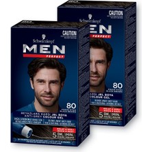 Men Perfect Schwarzkopf Saç Boyası 80 - Kahve Siyah X 2 Adet