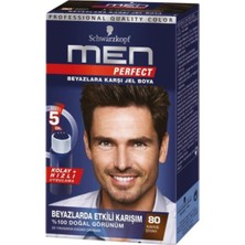 Schwarzkopf Men Perfect Schwarzkopf Men Beyaz Renk Kırıcı Saç Boyası 80 Siyah Kahve