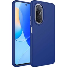 Kilifone - Huawei Nova 9 Se - Kılıf Metal Çerçeve ve Buton Tasarımlı Silikon Luna Kapak