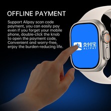 Pazariz Gs8 Watch 8 Ultra Akıllı Saat Türkçe Siri Özellikli Watch 2.02 Inc Beyaz