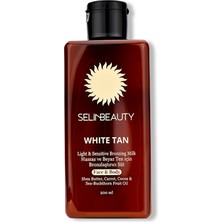 Selin Beauty Hassas ve Beyaz Tenler Için Bronzlaştırıcı Süt