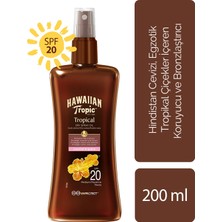 Hawaiian Tropic Protectıve Carrot Oıl SPF20 200ML