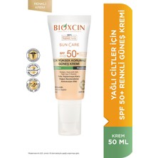 Bioxcin Sun Care Çok Yüksek Korumalı Yağlı Ciltler Için Renkli Güneş Kremi Tinted Spf 50+ 50 ml