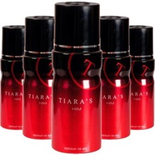 TİARA'S For Him Deodorant 150 ml Erkek Deodorant X5