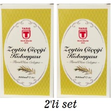 Tariş 2'li Zeytin Çiçeği Kolonyası - 200 ml Cam Şişede