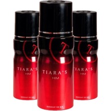 TİARA'S For Him Deodorant 150 ml Erkek Deodorant X3