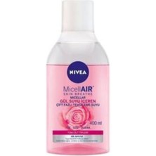 Nivea Aqua Rose Micellar Gül Suyu Içeren Çift Fazlı Makyaj Temizleme SUYU,400ML, Tüm Ciltler Için