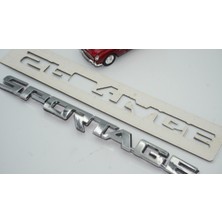 DK Tuning Kia Sportage 2011 2016 Modeller Bagaj Krom Abs 3m 3D Yazı Logo Amblem
