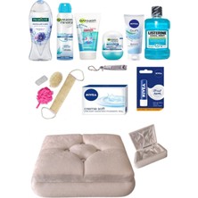 Palmolive Gelin Söz Nişan Ceyız Sandıgı Bohca Seti 14 Parca - Banyo Lif Seti