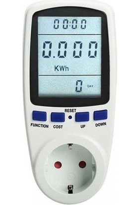 TT T-ECHNI-C Enerji Tüketim Sarfiyat Ölçer Priz - Wattmetre