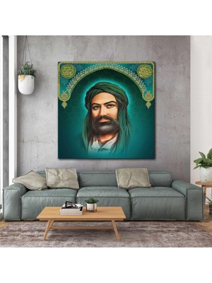 SML Tablo Hz Ali Imam Ali Allahın Aslanı Kanvas Tablo