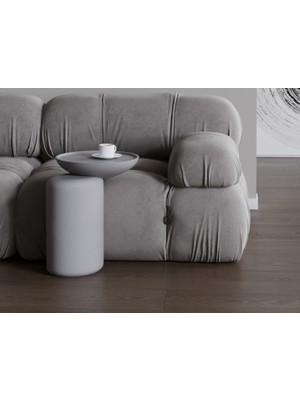 Echo Furniture Belle Açık Platin Gri C Sehpa