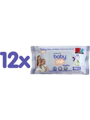 Baby Me Sensitive Islak Mendil 12 x 90'lı