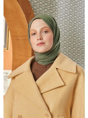 Fresh Scarfs Pamuk Crash Şal Orman Yeşili