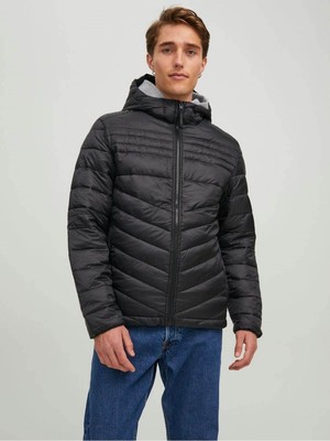 Jack & Jones Erkek Şişme Kapüşonlu Mont - 12211785