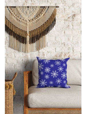 Caisya Home Kartanesi Desenli Çift Yön Dijital Baskılı Dekoratif Kırlent Kılıfı Yastık Kılıfı 39 x 39 cm