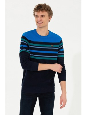 U.S. Polo Assn. Erkek Lacivert Sweatshirt 50256377-VR033