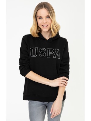 U.S. Polo Assn. Kadın Siyah Sweatshirt 50261254-VR046