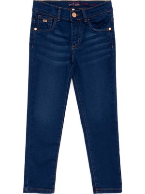 U.S. Polo Assn. Kız Çocuk Koyu Mavi Jean 50254588-DN0023