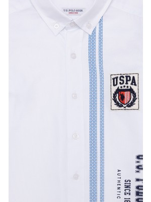 U.S. Polo Assn. Erkek Çocuk Beyaz Gömlek 50255306-VR013