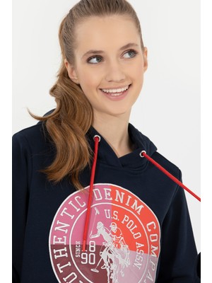 U.S. Polo Assn. Kadın Lacivert Sweatshirt 50254470-VR033