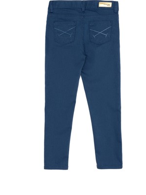 U.S. Polo Assn. Kız Çocuk İndigo Kanvas / Chino Pantolon 50256600-VR028