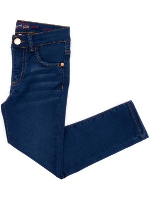 U.S. Polo Assn. Kız Çocuk Koyu Mavi Jean 50254588-DN0023