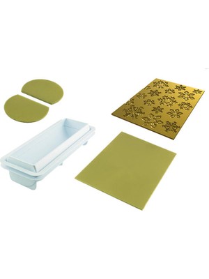 Silikomart Frozen Buche - Set Silikon Yuvarlak Pasta Kalıbı