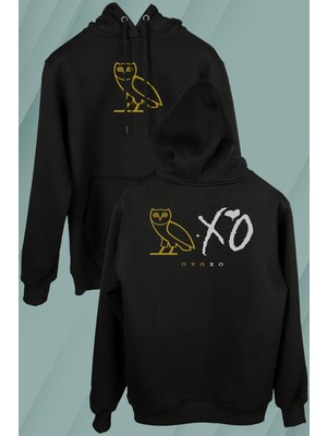Kendim Seçtim Baykuş Ovoxo Owl Gang Hip Hop Music Ön ve Arka Baskılı Sweatshirt Unisex Kapüşonlu Hoodie