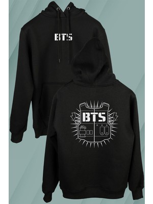 Kendim Seçtim Bts Bangtan Boys Jimin 1995 95 Jhope 94 1994 Ön ve Arka Baskılı Sweatshirt Unisex Kapüşonlu Hoodie