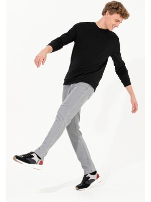 U.S. Polo Assn. Erkek Siyah Sweatshirt 50254503-VR046