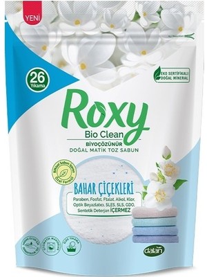 Roxy Bio Clean Matik Toz Sabun Bahar Çiçekleri 800 gr