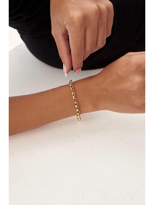 By Golden House Seramik Rolo Doç Zincir Bileklik