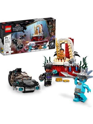 LEGO Marvel Kral Namor#un Taht Odası 76213 - 7 Yaş ve Üzeri Çocuklar için Black Panther Oyuncak Yapım Seti (355 Parça)