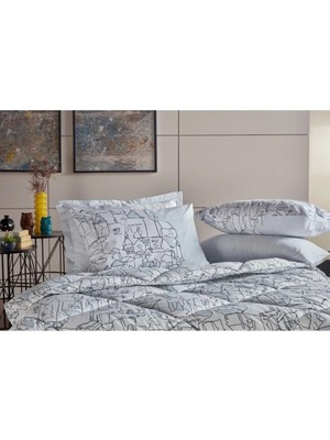 Doqu Home Polycotton Comforter Tek Kişilik Uyku Seti Nova